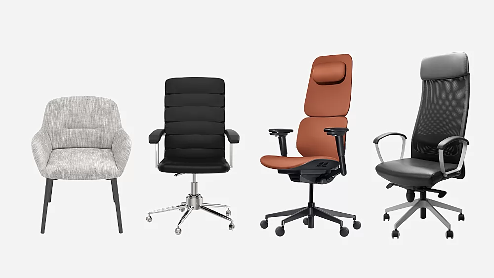 different office chairs